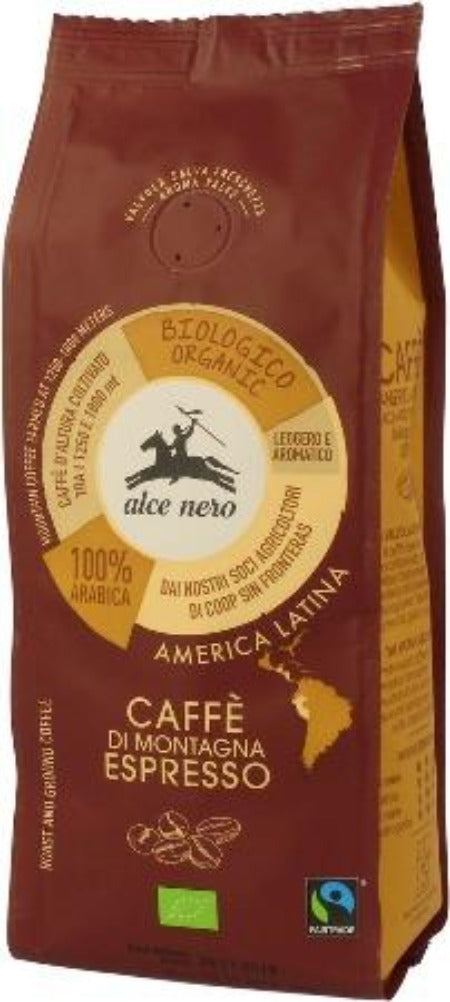 kawa mielona arabica 100% espresso górska bio 250g 
